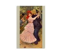 YYUEQIL Pierre Auguste Renoir Prints Dance at Bougival Wall Art Wall Art Picture Painting Canvas Prints Artworks Bedroom Living Room Decor Unframe 12x18inch(30x45cm)