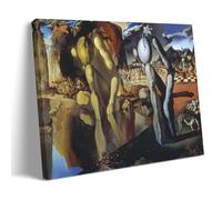 YYUEQIL Salvador Dali Metamorphosis of Narcissus Famous Painting Poster Canvas Wall Art Picture Prints Hanging Photo Gift Idea Decor Homes Artworks Frame 08x12inch(20x30cm)