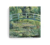 YYUEQIL The Water Lily Pond by Claude Monet Painting Poster Famous Canvas Wall Art Decorative Bedroom Modern Home Print Picture Artworkss Unframe 28x28inch(70x70cm)