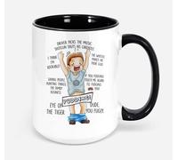 YYUNAW Supernatural Dean Winchester Oh My Pudding Quotes 11oz Coffee Mug (Black Accent) 11oz Mug