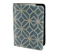yyunbmr Genuine Leather Passport Case Passport Cover with Card Slots Travel Accessories Coral Coloured Patterns Print
