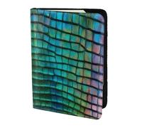 yyunbmr Genuine Leather Passport Case Passport Cover with Card Slots Travel Accessories Magical Pattern Print