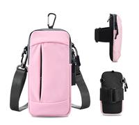 YYUNJINI Phone Holder for Running Armband, Small Purses for Women Crossbody Bag Men Kids,iPhone 11 12 13 14 15 16e 16 Pro Max Xs Xr X Galaxy Ultra S25 Plus Note,3 in 1 Phone Sports Armband Sleeve Gym