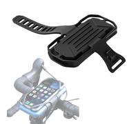 YYunying Bicycle Phone Mount with Power Bank Holder,Silicone Anti-Vibration Adjustable Handlebar Mount Fits 4-7 inch Smartphone And Circumference Less Than Or Equal to 200 mm Power Banks