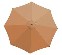 YYUYFGJ 3m 8 Arms Replacement Parasol Canopy Octagon Garden Umbrella Canopy For Hanging Patio Umbrella Frame(Color:Khaki)