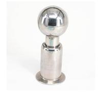 YYVFLAUX 2" Tri Clamp 51x64mm Fit Tube O.DxFerrule O.D 304 Stainless Steel Rotary Spray Ball Clamp CIP Tank Cleaning