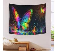 YYVKPMLXC 3D Butterfly Print Wall Blanket Tapestry| Tapestry Wall Hanging Soft Polyester for Bedroom Living Room Home Decor 180cmx230cm