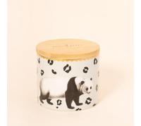YYvonne Ellen Small Panda Storage Jar | Ceramic Storage Jar with Lid Airtight, Kitchen Storage Jars for Pasta & Food, Storage Jars for Kitchen | 10 x 9.5 cm