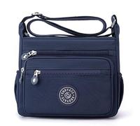 YYW Cross Body Bag Women, Women's Cross-Body Bags with Adjustable Strap Ladies Crossbody Bag Handbags Waterproof Multi-Pocket Shoulder Bags Messenger Bag for Women Shopping Daily Use (#003Navy)