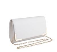 YYW Designer PU Leather Evening Bag for Women Nude Envelope Clutch Bag Faux Leather Purses Messenger Handbag with Detachable Chain and Magnetic Buckle for Weddings Parties Bridal Proms
