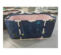 YYW Foldable Ice Bath Tub, Large Portable Soaking Bath Tub for Home Outdoors Gyms (Cosmic planets)