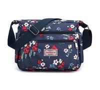 YYW Women's Multi Pocket Shoulder Satchel for Ladies - Waterproof, Large Capacity, Trendy, Daily Use (Tulip)
