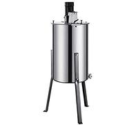 YYWER Upgraded 3 Frame Electric Honey Extractor Separator,Food Grade Stainless Steel Honeycomb Spinner Drum Extraction Apiary Centrifuge Equipment, Blue