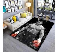 yyxsgdmw Boxing King Pattern T-Tyson Carpets 15 Sizes Living Room Bedroom Bedside Floor Mat Area Rug Man Cave Home Cloakroom Decoration H5476 60×90Cm