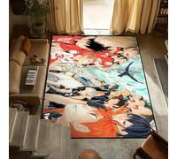 yyxsgdmw Door Japanese Mat Anti-Slip Kitchen Anime Bedroom H-Haikyu Home Floor Tufted Rug Hinata Carpet Living Room Entrance Decoration Q4475 160×200Cm