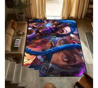 yyxsgdmw Door Mat Anti-Slip Kitchen J-Jinx Bedroom Cartoon Handmade Tufted Rug Carpet Living Room A-Arcane2 Entrance Decoration Q6495 50×70Cm
