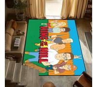 yyxsgdmw Door Mat H-Hill Anti-Slip Kitchen K-King Cartoon Bedroom Handmade Tufted Rug The Carpet Living Room Entrance Of Decoration Q2690 40×60Cm