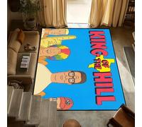 yyxsgdmw Door Mat H-Hill Anti-Slip Kitchen K-King Cartoon Bedroom Handmade Tufted Rug The Carpet Living Room Entrance Of Decoration Q4552 60×90Cm
