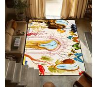 yyxsgdmw Fashion Small Artwork S-Salvador Carpet Anti-Slip Kitchen Bedroom Handmade Tufted Rug Living Room Entrance Dali Decoration Q3329 80×120Cm