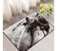 yyxsgdmw Game N-Nier Automata Yorha 2B Small Carpet Rug Carpet Home Decor Bedroom Mat Hallway Balcony Carpet Entrance Doormat Decoration Q3808 60×90Cm