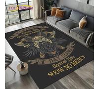 yyxsgdmw Odin Viking Symbol Valknut Nordic Valhalla Carpet Rug For Living Room Bedroom Home Sofa Decoration,Area Rug Non-Slip Floor Mat Q1197 120×180Cm