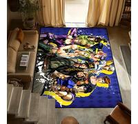 yyxsgdmw Small Carpet Bizzare Anti-Slip Kitchen Bedroom Handmade Tufted J-Jojo'S Rug Carpet Living Room Entrance A-Adventure Decoration Q3923 160×200Cm