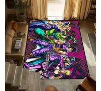 yyxsgdmw Small Carpet Bizzare Anti-Slip Kitchen Bedroom Handmade Tufted J-Jojo'S Rug Carpet Living Room Entrance A-Adventure Decoration Q5787 50×70Cm
