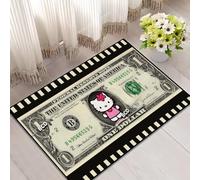 yyxsgdmw Small Carpet Rug Money Home Decor Kawaii Bedroom Cute Mat Hallway Balcony K-Kuro-Mis Hello Entrance Doormat Decoration K-Kittys Q3855 50×70Cm