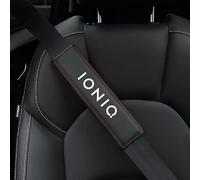 YYYQP 2Pcs Car Seat Belt Cover Pads, for Hyundai IONIQ Soft Comfort Auto Interior Styling Accessories