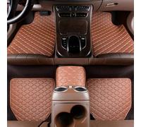 YYYQP 5Pcs Leather Car Floor Mats Waterproof Protector Carpet, for Toyota Corolla XII (E210) Sedan 2018-2022 Accessories Interior,D-Brown