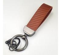 Yyyyy6A Car Key Fob Cover fit for Subaru BRZ XV Outback Legacy Forester Impreza WRX Tribeca,Family Present Car Key Chain Car Key Fob Replacement Accessories,A/Brown
