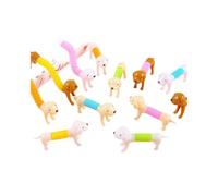 YYZGGLING Dog Pulling and Bouncing Animal Stretching Tubes Stress Relief Funny Multi-shape Stretching Dogs (Pack of 10) Color Random (ten)
