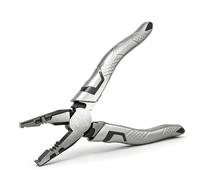YYZHEN 8 Inch Linesman Pliers with Wire Cutters, Heavy Duty Combination Tool with Serrated Jaws and Non-Slip Grips for Cutting, Bending, Crimping and Screw Clamping