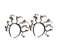 YYZTXF 2pcs Halloween Snake Headband Fake Medusa Costume Accessory for Cosplay and Party Events - Comfortable Hair Accessory