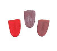 YYZTXF 3Pcs Fake Tongue Props for Halloween - Realistic Artificial Tongue with Steel Needle Pierce
