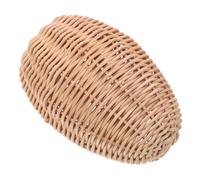 YYZTXF Easter Party Tableware Rattan Egg Ornaments Rustic Decorative Eggs for Home 10x15cm