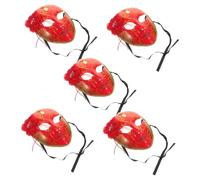YYZTXF Red Masquerade Mask with Tassel for Parties and Festivals