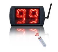 YZ 5 Inch LED Basketball Shot Clock Timer, Custom Countdown Timer (12/14/20/24/30 Seconds), Portable with Remote Control & Buzzer for Basketball Courts