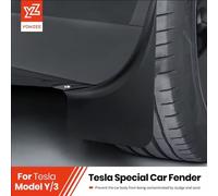 YZ For Tesla Model 3 Y Highland Juniper 2021-2025 4PCS Front Rear Wheel Mud Flaps Tesla Front Rear Fender Protector Accessories M3 Highland 2024