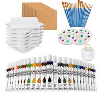 YZ&LIANGYUAN 12PCS Square Ceramic Coaster Craft Kit, White, 4x4 Inch, DIY Make Your Own Coasters, Mosaics, Painting Projects