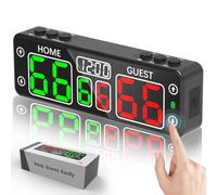 YZ Mini LED Portable Scoreboard with Button, Countdown Timer Digital Scoreboard for Games, Battery Powered Cornhole Score Keeper, Magnetic Electronic Scoreboard for Ping Pong/Billiard/Shuffleboard