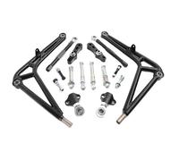 YZ063 High Performance Front and Lower Control Arm Compatible for BMW E46 Drift Edition Full Angle Kit Automotive Suspension Parts