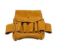 YZACK Thick Leather Tooling Belt Bag House Decoration Construction Multifunction Anti-cutting Security Durable Waist Bag