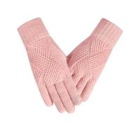 YZAUKDM Winter Gloves Knitted Gloves, Thickened And Extended For Winter Outdoor Cycling, Perfect For Keeping Warm-pink3-A
