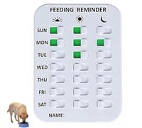 YZBBSH Did You Feed The Cat Tracker, Cat Feeding Reminder Magnet, Daily AM PM Food Tracker Sign, Pet Feeding Schedule Chart for Multiple Pets, Easy Magnetic Reminder Tool