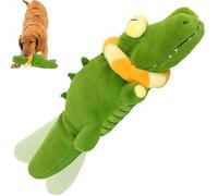 YZBBSH The Mellow Dog - Calming Crocodile,Plush Dog Toy with Automatic Tail-Wagging,USB Rechargeable Anxiety Relief Chew Toy,Soft Washable Puppy Toy for Small Medium Large Dogs (1pcs)