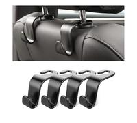 YZBSDP 4 Pcs Car Seat Hooks for Fiat 500 500s, Headrest Back Organizer Storage Purse Holder Handbag Hooks Shopping Bags and Garments Accessory