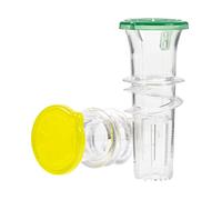 YZC Lemon Squeezer - 2-Pack Lemon-Juicer - BPA-Free Plastic Lime Juicer- Compact Juice Extractor Citrus Press with Lid - Squeeze Lime for Cocktails, Drinks