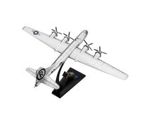 YZCIS 1:144 For B29 Superfortress Bomber Silver Hiroshima Nagasaki B-29 Alloy Aircraft Model Toy Model Building Kit(Silver A)
