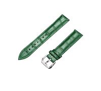 YZCIS 14/16/18/20/22/24mm Men Women Colored Bamboo Grain Skin Friendly Genuine Leather Replacement
